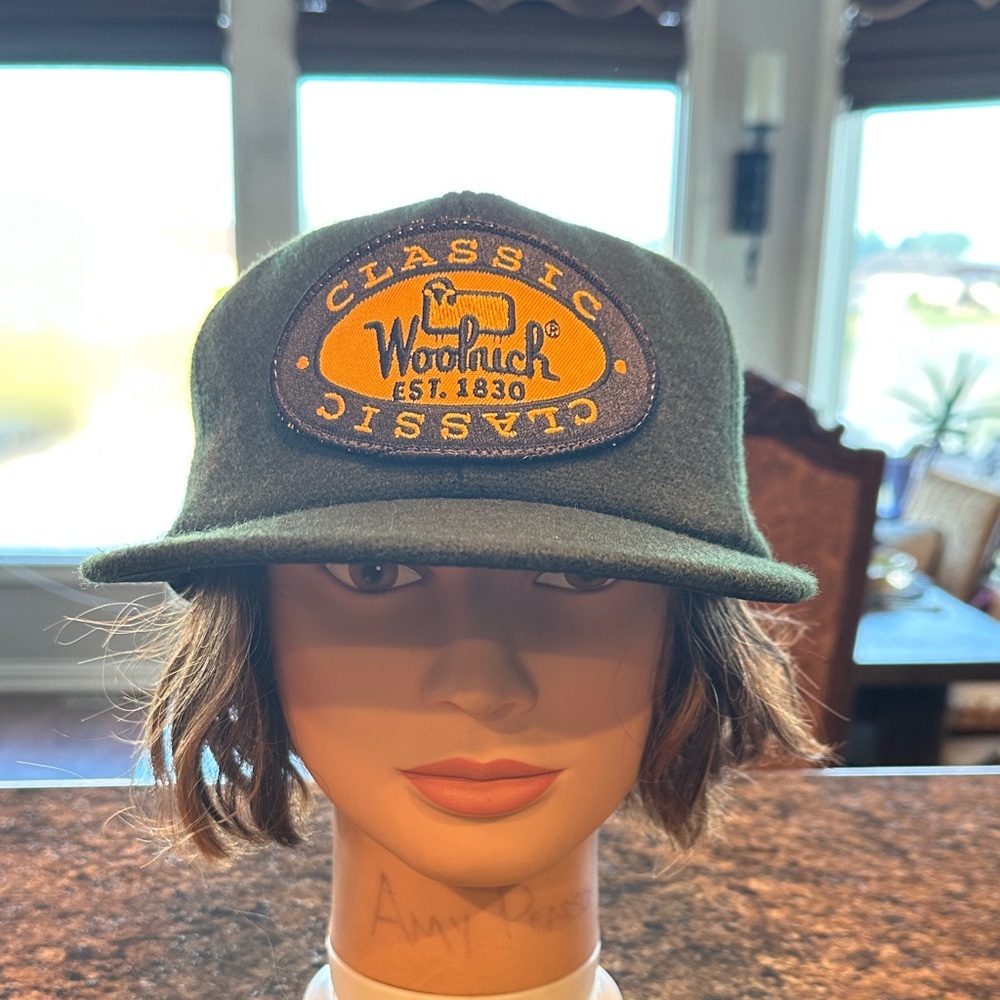 Woolrich Olive Green Classic Hat